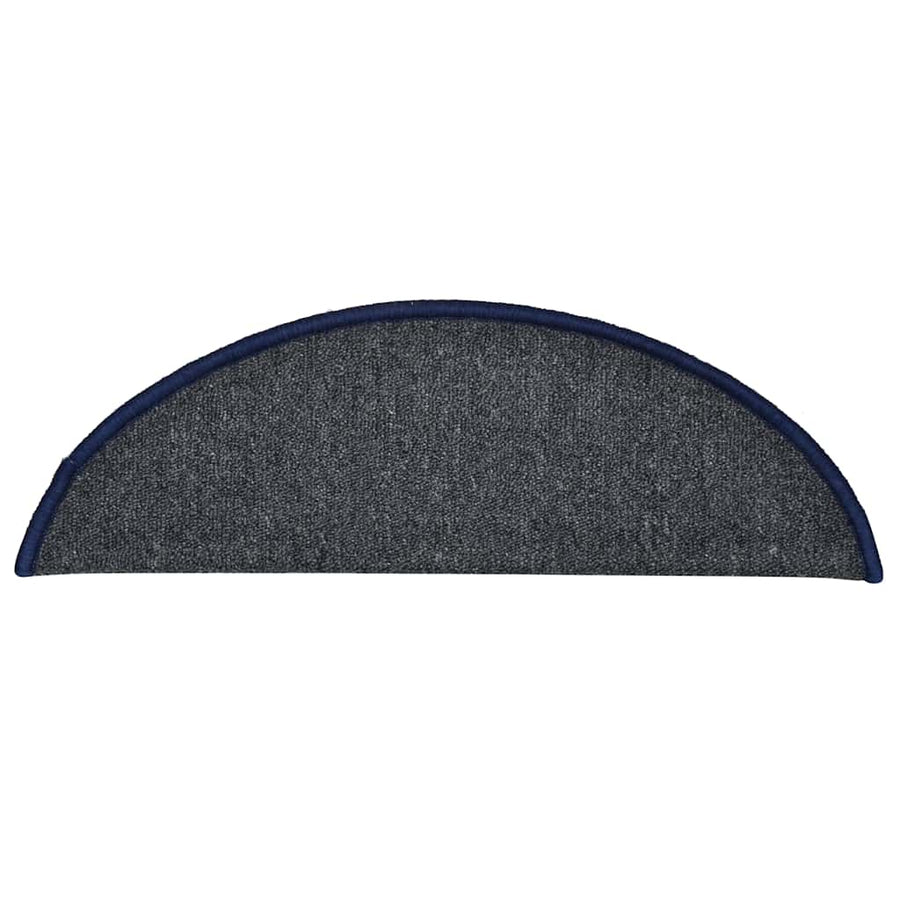 Trapmatten 30 st 56x17x3 cm donkergrijs en blauw