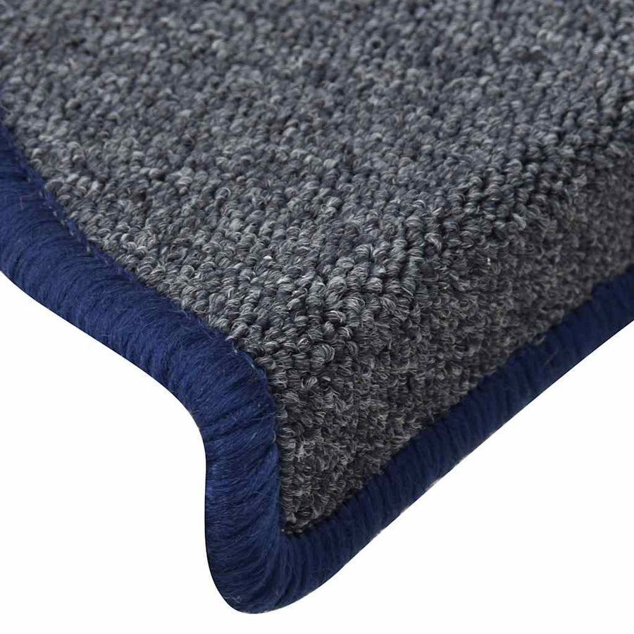 Trapmatten 30 st 56x17x3 cm donkergrijs en blauw