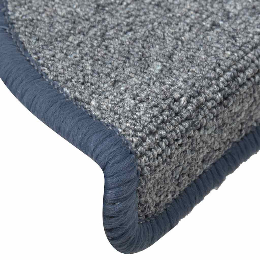 Trapmatten 30 st 56x17x3 cm lichtgrijs en blauw