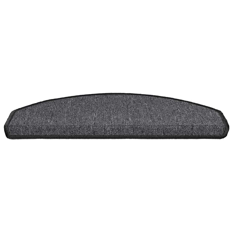 Trapmatten 30 stuks 65x24x4 cm Antraciet Halfrond Groot