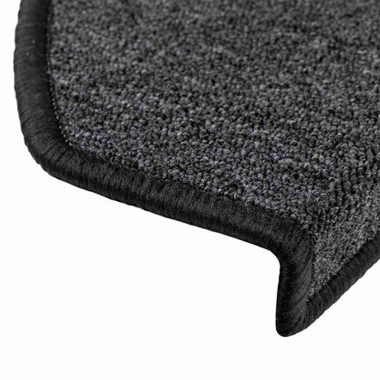 Trapmatten 30 stuks 65x24x4 cm Antraciet Halfrond Groot