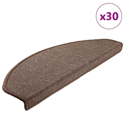 Trapmatten 30 st 65x24x4 cm koffiebruin
