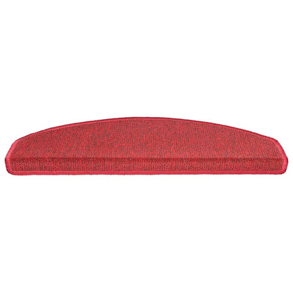 Trapmatten 30 st 65x24x4 cm bordeauxrood