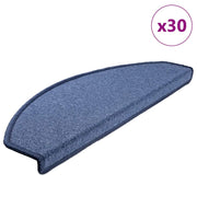 Trapmatten 30 st 65x24x4 cm blauw halfrond