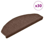 Trapmatten 30 st 65x24x4 cm bruin halfrond