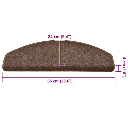 Trapmatten 30 st 65x24x4 cm bruin