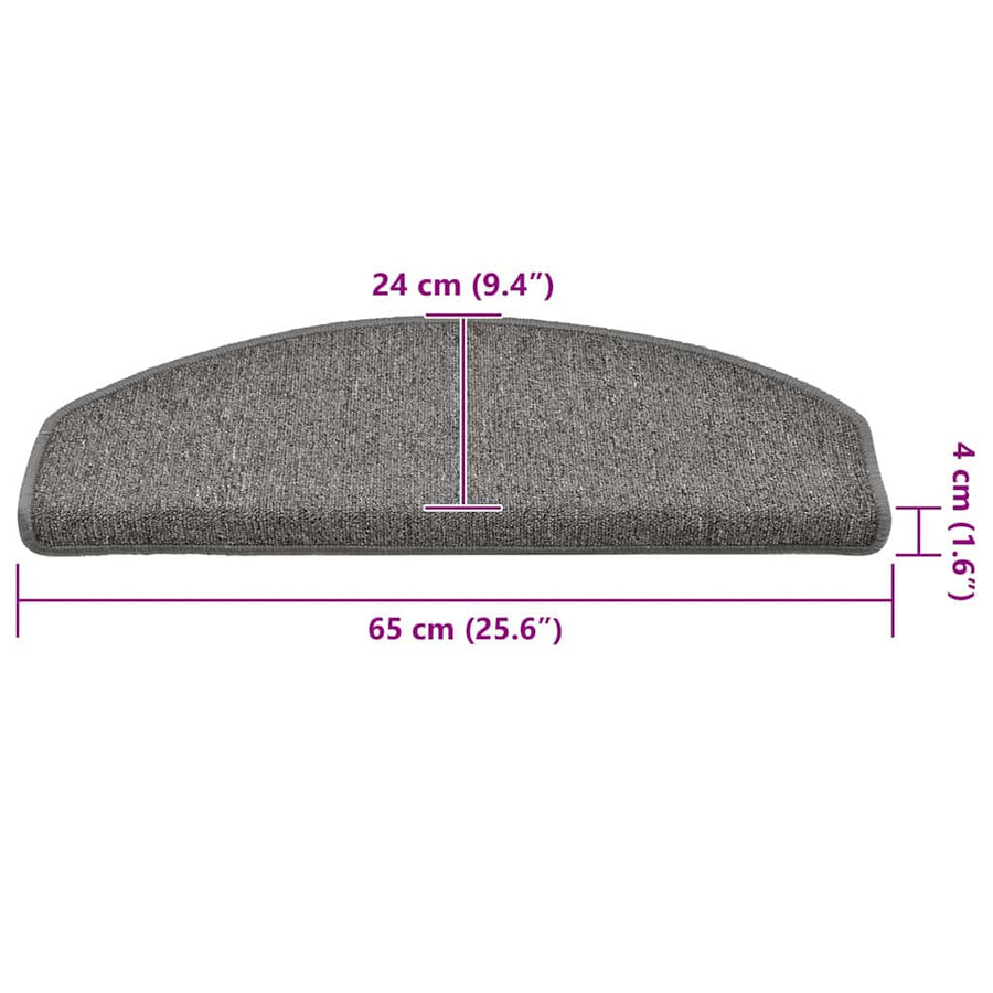 Trapmatten 30 st 65x24x4 cm donkergrijs
