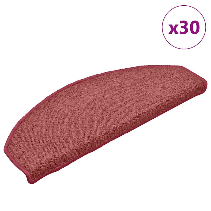 Trapmatten 30 st 65x24x4 cm rood