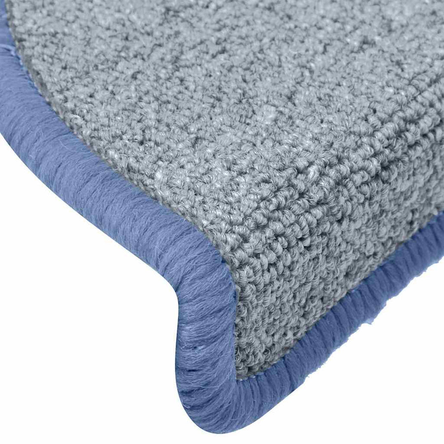 Trapmatten 30 st 65x24x4 cm lichtgrijs en blauw