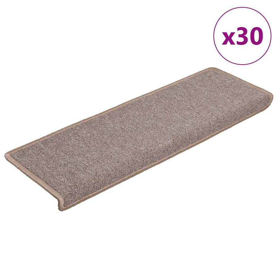 Trapmatten 30 st 65x21x4 cm lichtbruin