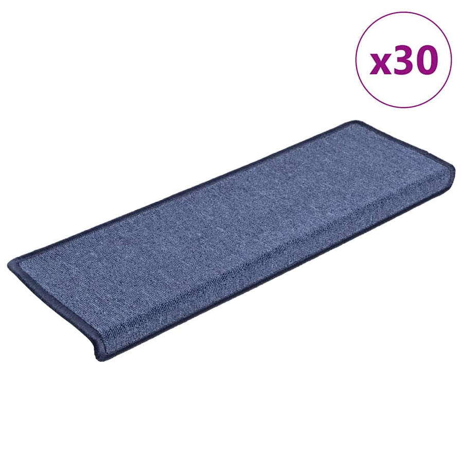 Trapmatten 30 st 65x25 cm blauw