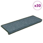 Stair Mats 30 pcs 65x21x4 cm Dark Green Rectangular Edge