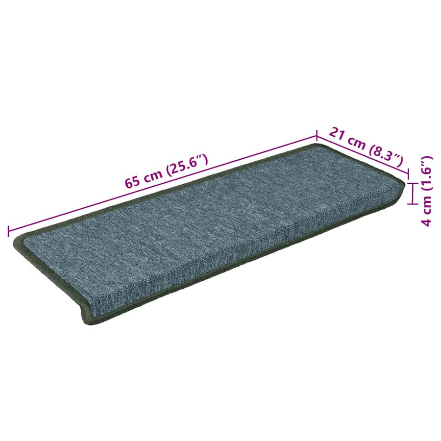 Trapmatten 65x21x4 cm 30 st groen
