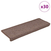Trapmatten 30 stuks 65x21x4 cm bruin