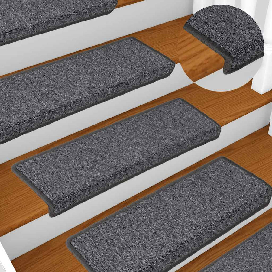 Trapmatten 30 st 65x21x4 cm grijs en zwart