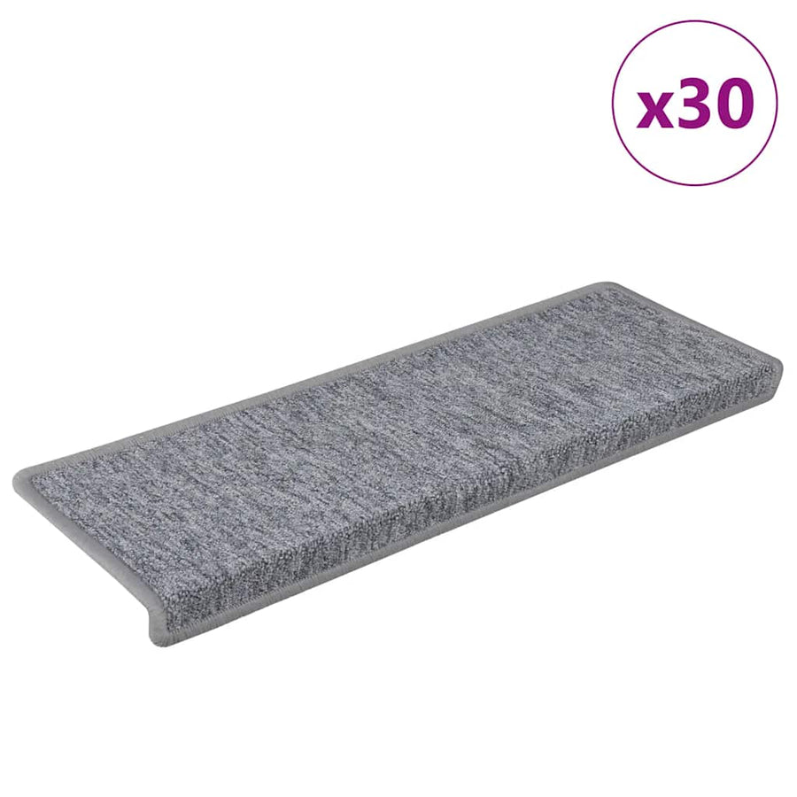 Trapmatten 30 st 65x21x4 cm wit en grijs