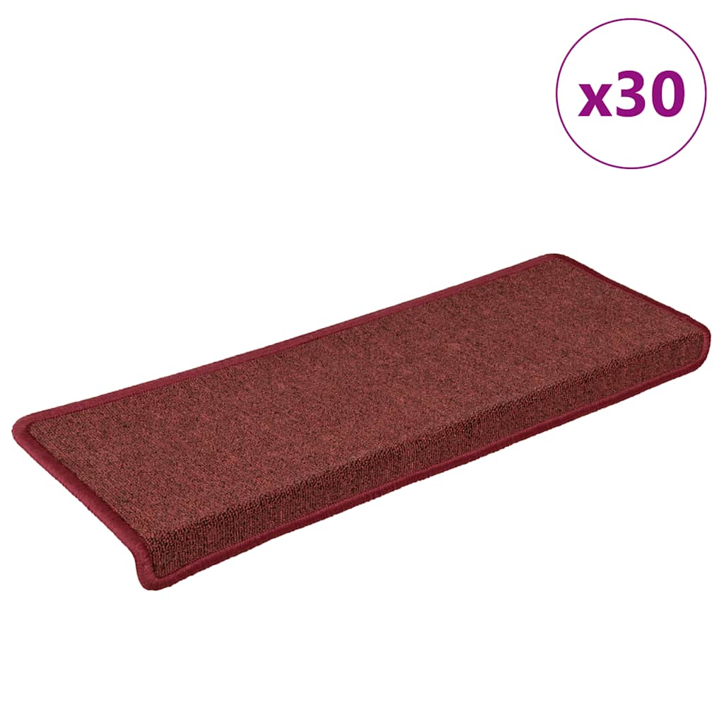 Trapmatten 30 st 65x21x4 cm mat rood