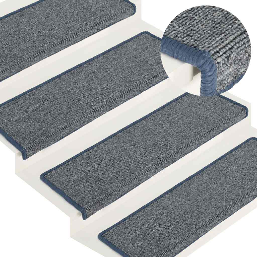 Trapmatten 30 st 65x21x4 cm paars en blauw