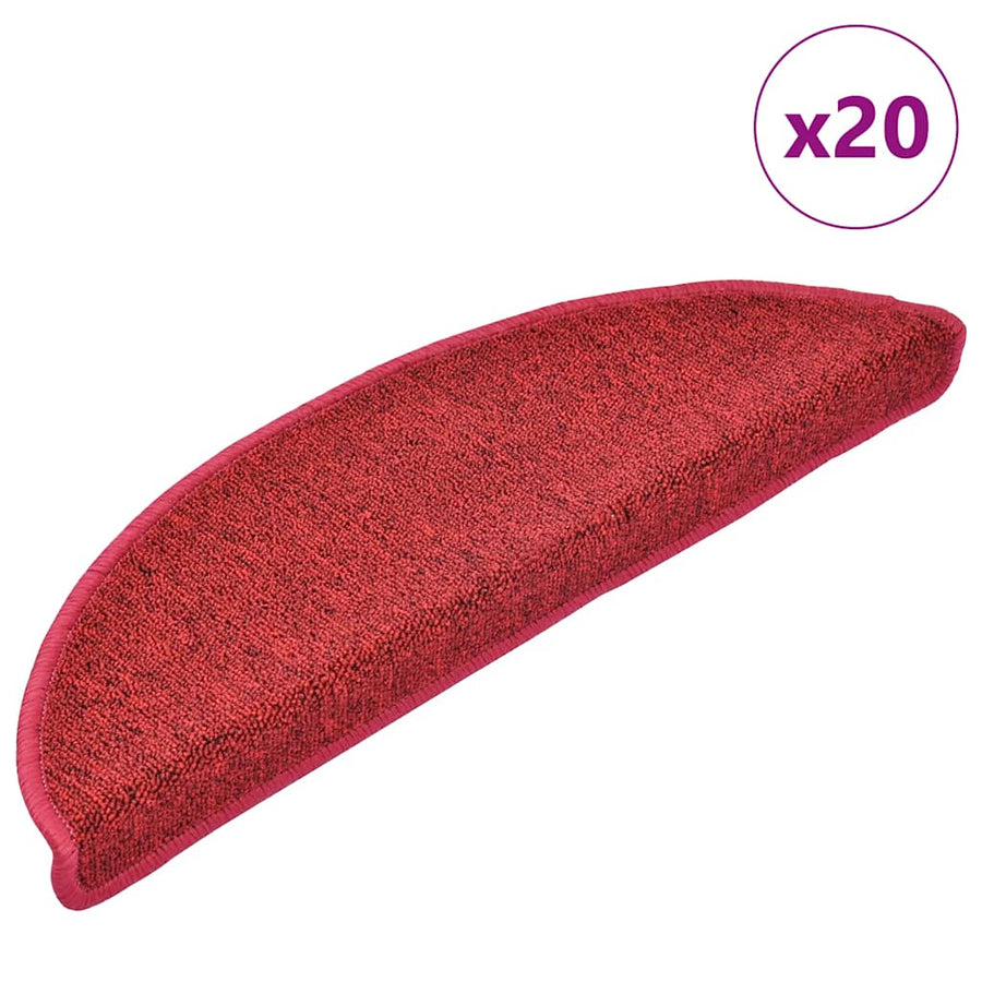 Trapmatten 20 st 56x17x3 cm bordeauxrood