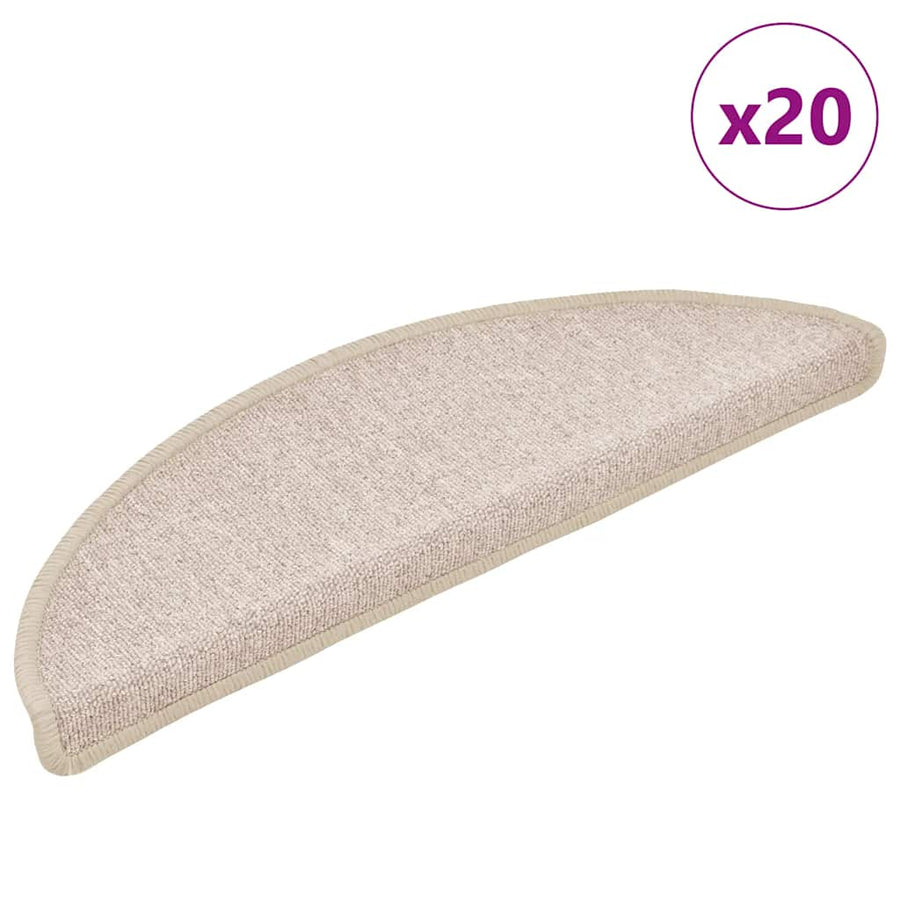 Trapmatten 20 st 56x17x3 cm taupe