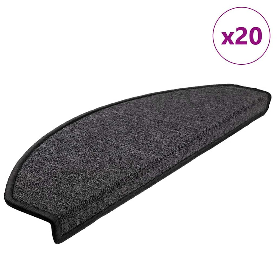 Trapmatten 20 st 65x24x4 cm antracietkleurig