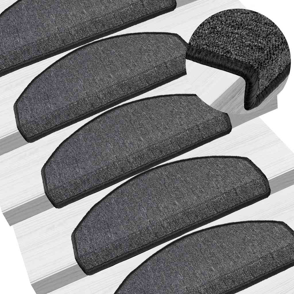 Trapmatten 20 st 65x24x4 cm antracietkleurig