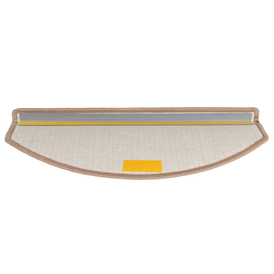 Trapmatten 20 st 65x24x4 cm lichtbruin halfrond groot