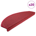 Trapmatten 20 st 65x24x4 cm bordeauxrood