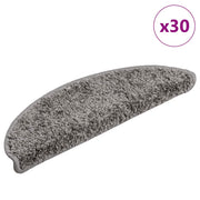 Trapmatten 30 stuks 56x17x3 cm grijs halfrond