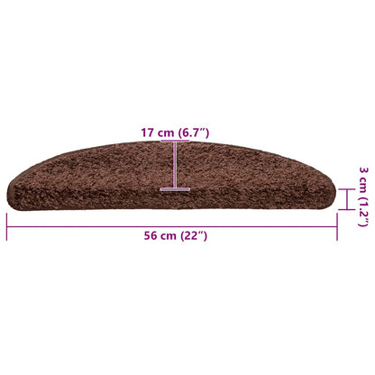 Trapmatten 30 st 56x17x3 cm bruin