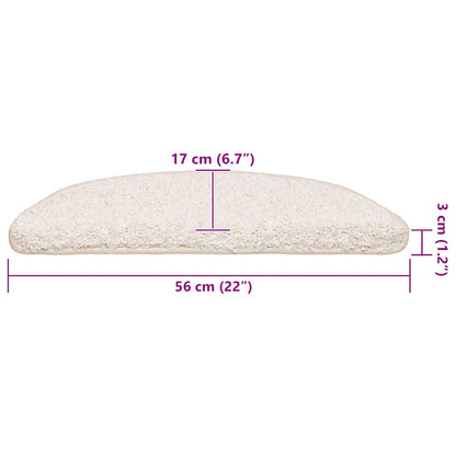 Trapmatten 30 st 56x17x3 cm wit