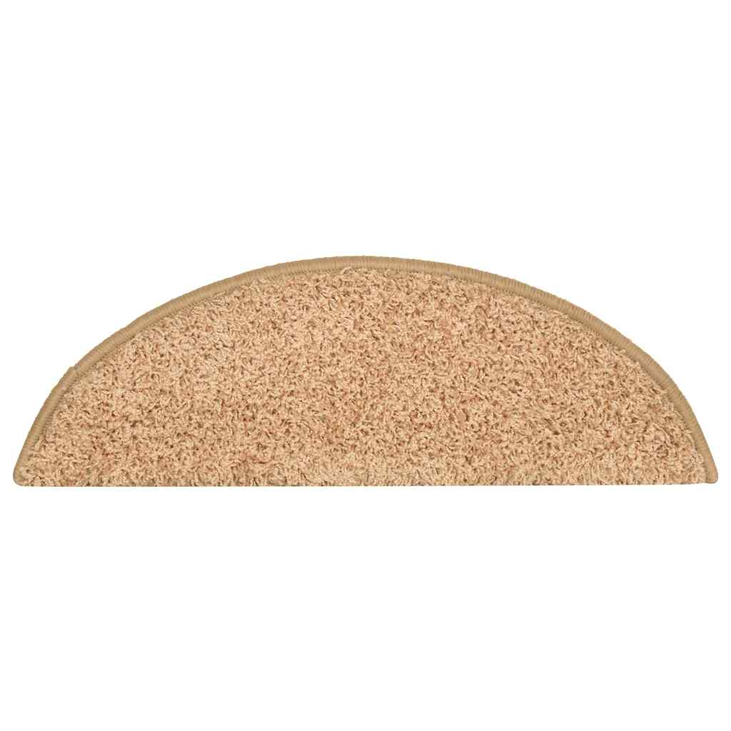 Trapmatten 30 stuks 56x17x3 cm Goud Halfrond