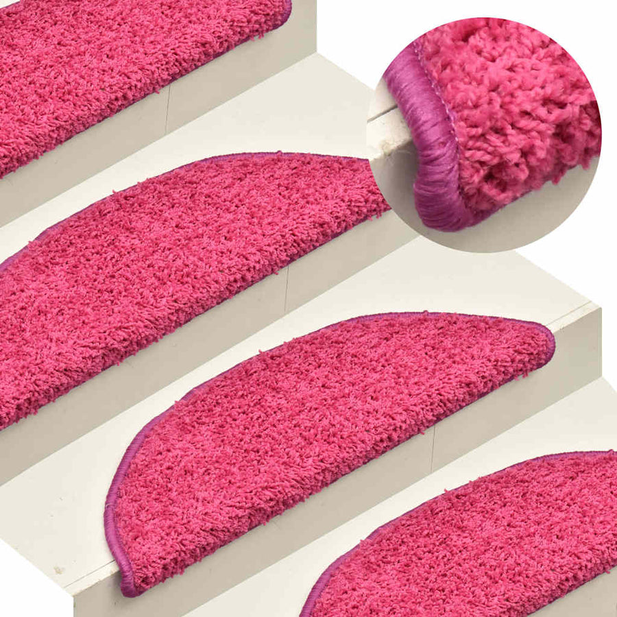 Trapmatten 30 st 56x17x3 cm roze