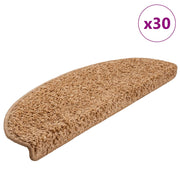 Trapmatten 30 stuks 65x21x4 cm beige halfrond