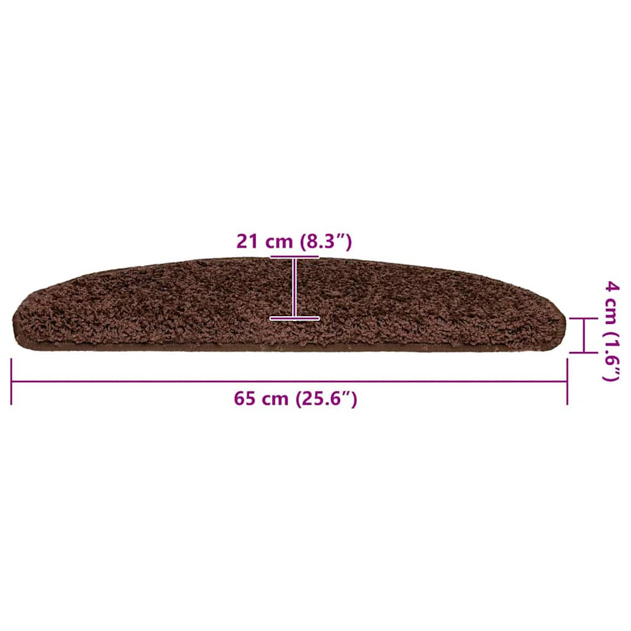 Trapmatten 30 st 65x21x4 cm bruin