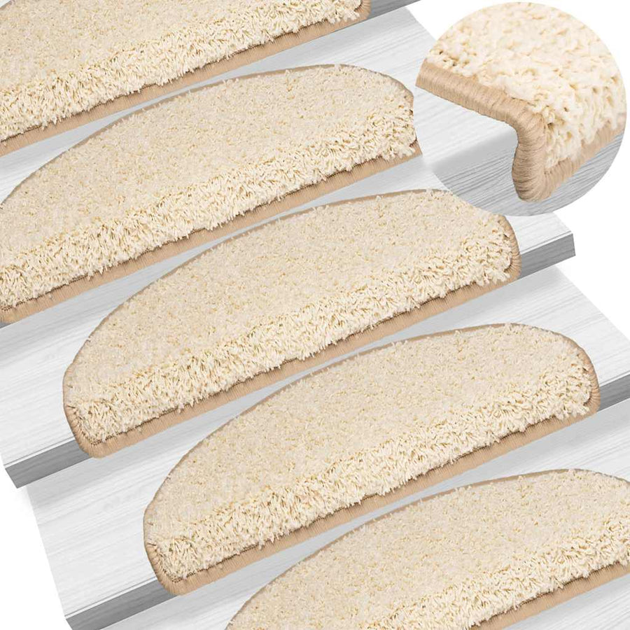 Trapmatten 30 st 65x21x4 cm crèmekleurig