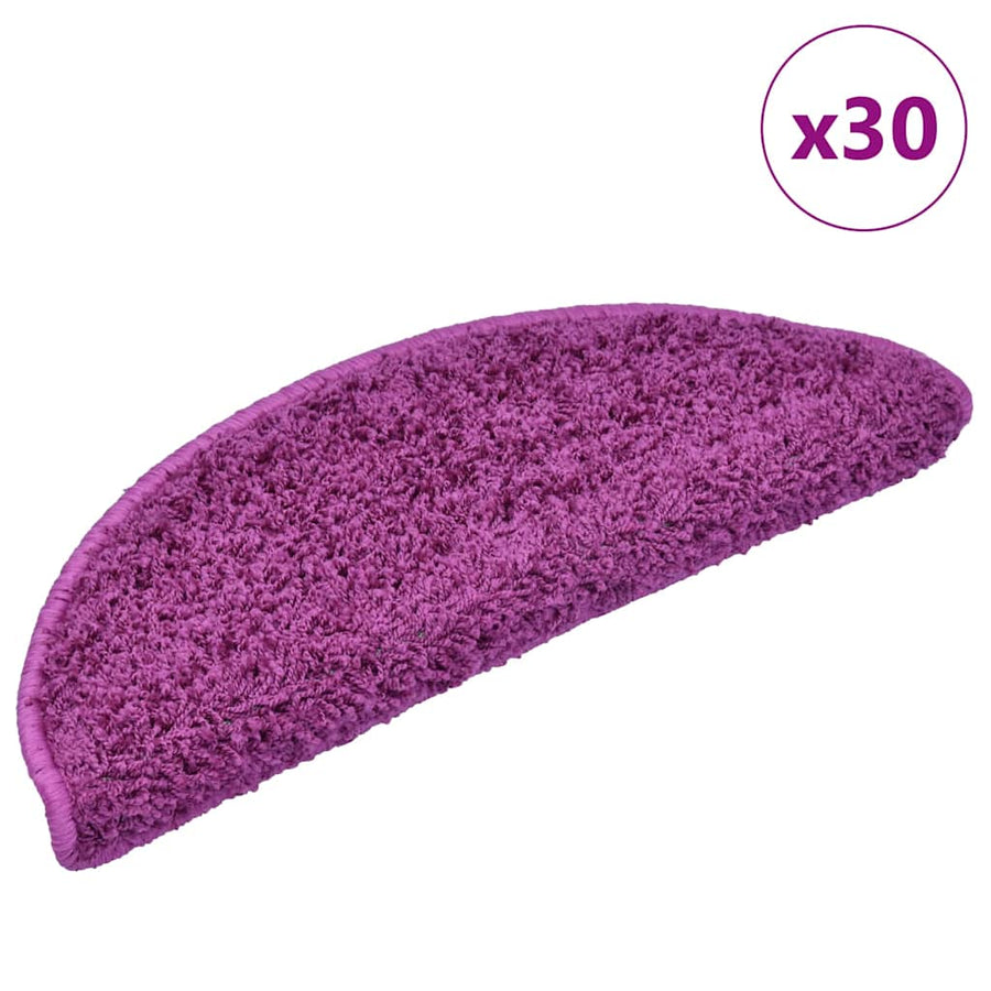 Trapmatten 30 st 65x21x4 cm paars