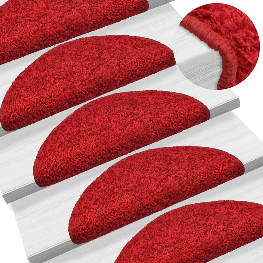 Trapmatten 30 st 65x21x4 cm rood