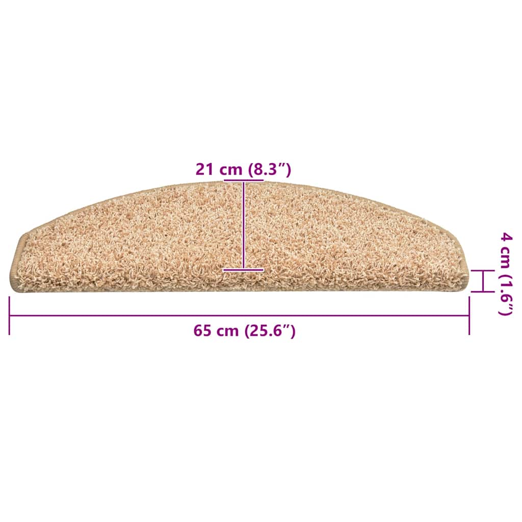 Trapmatten 30 st 65x21x4 cm goudkleurig