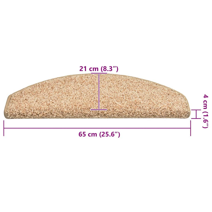 Trapmatten 30 st 65x21x4 cm goudkleurig