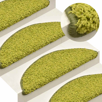 Trapmatten 30 stuks 65x21x4 cm Groen Halfrond Groot