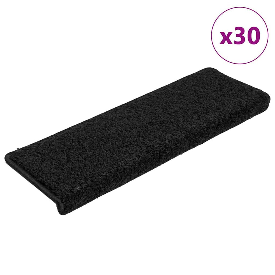 Trapmatten 30 st 65x21x4 cm zwart