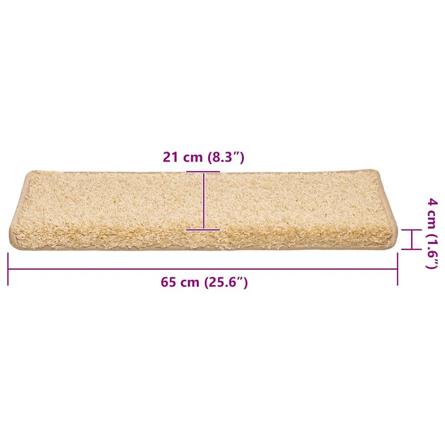 Trapmatten 30 st 65x21x4 cm bruin