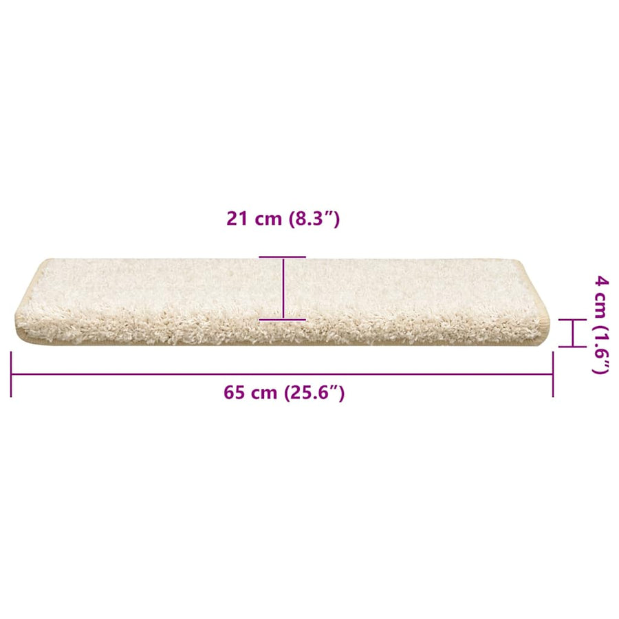 Trapmatten 30 st 65x21x4 cm wit