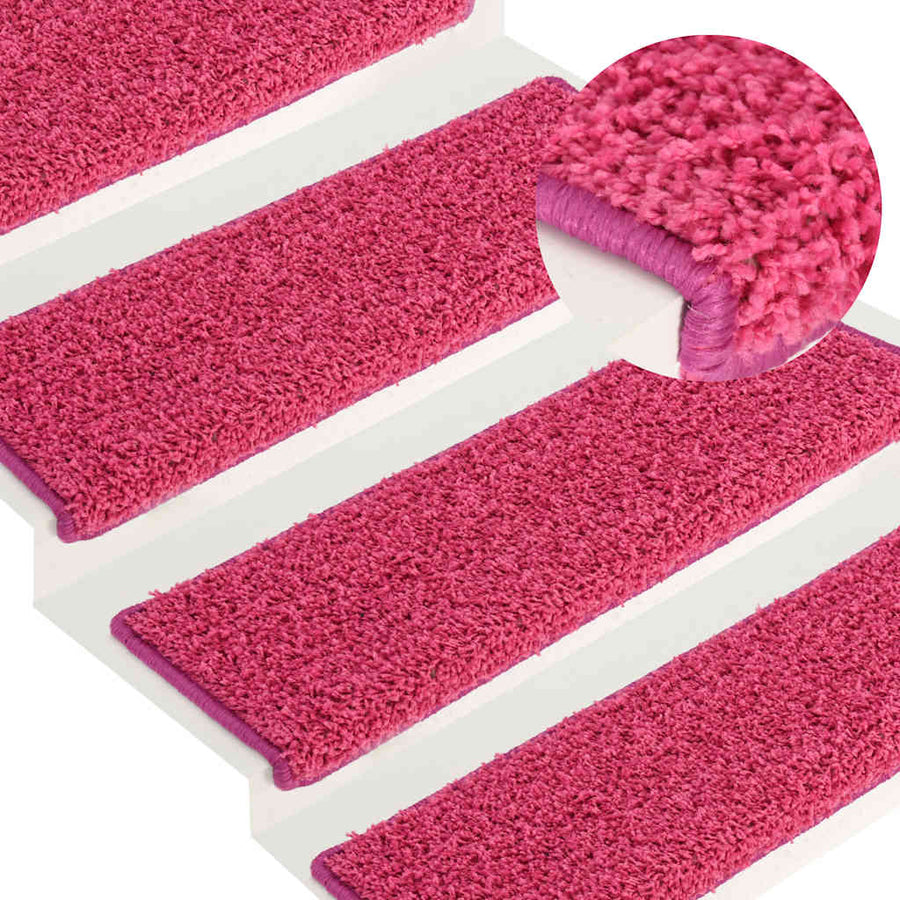 Trapmatten 65x21x4 cm 30 st roze