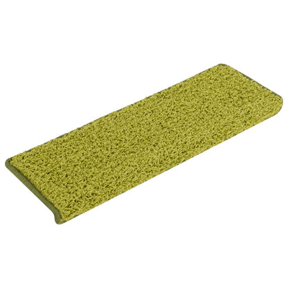 Trapmatten 30 st 65x21x4 cm Groen Rechthoekige Rand