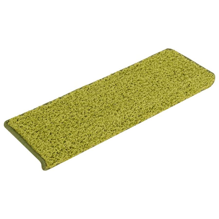 Trapmatten 30 st 65x21x4 cm Groen Rechthoekige Rand