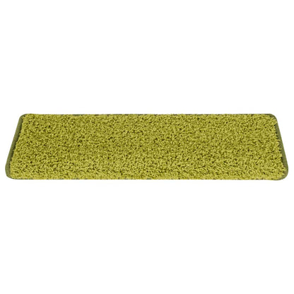 Trapmatten 30 st 65x21x4 cm Groen Rechthoekige Rand