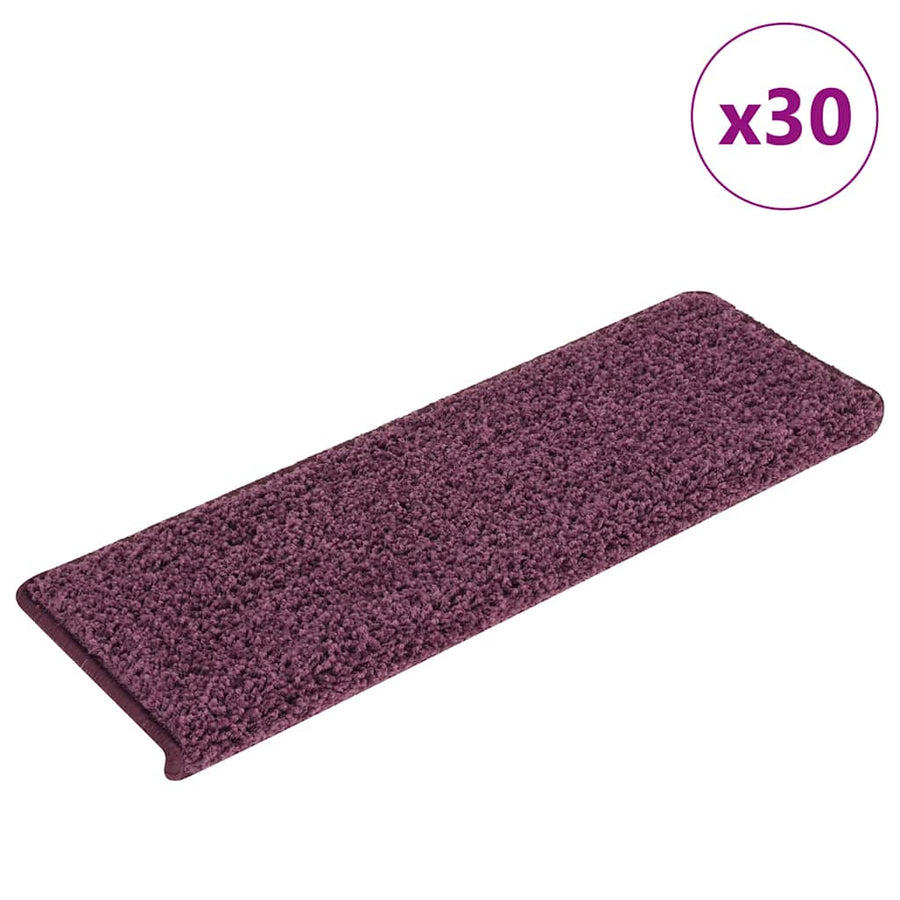 Trapmatten 30 st 65x21x4 cm donkerpaars