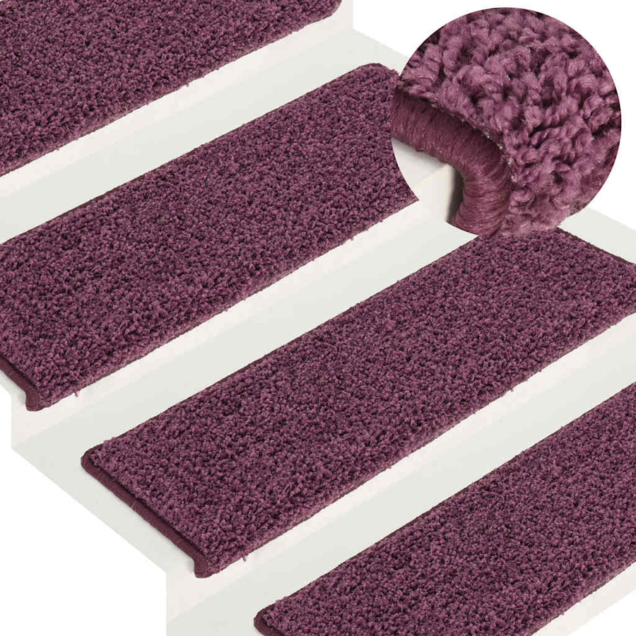 Trapmatten 30 st 65x21x4 cm donkerpaars